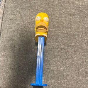 PEZ Giant Homer Simpson Candy Dispenser Yellow Collectible 12"